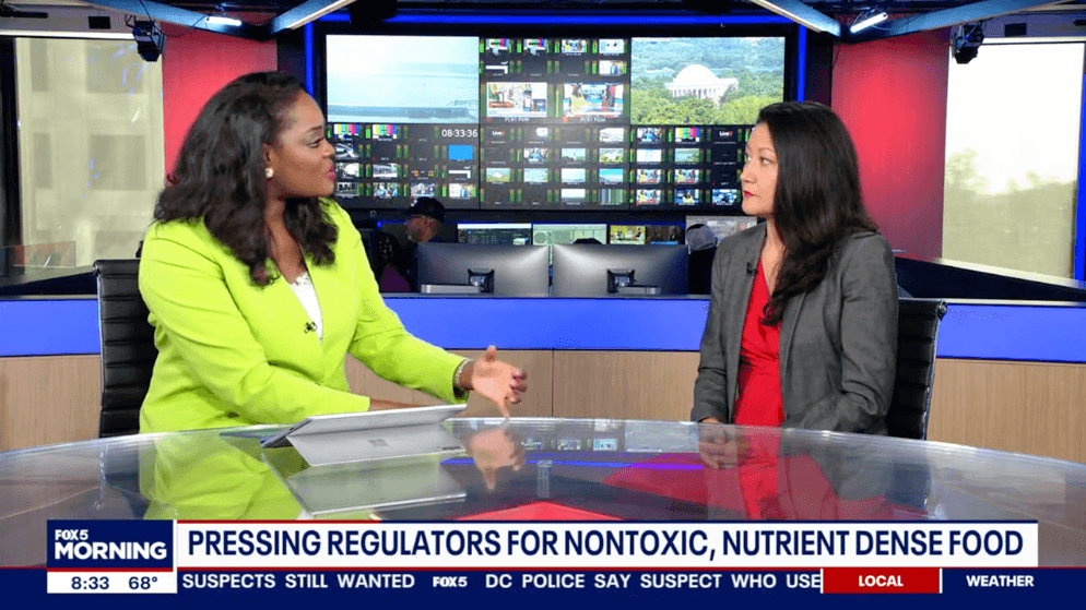 Zen Honeycutt on Fox 5 Morning discussing nontoxic nutrient dense food